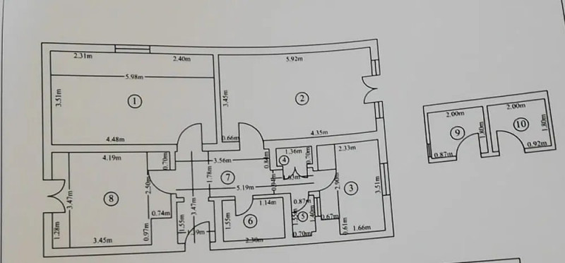 Ultracentral, 3 camere, etaj 2