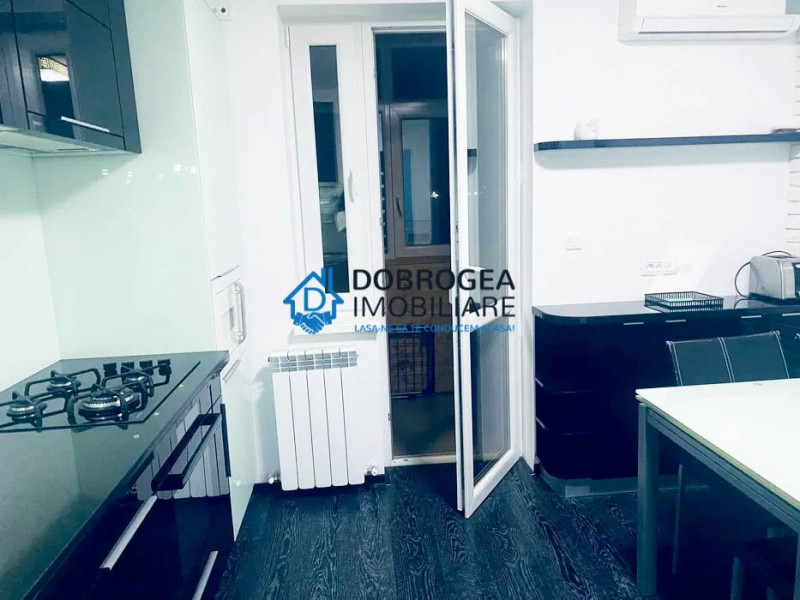 E3, 3 camere, bloc nou, mobilat-utilat