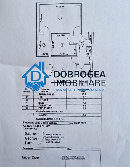 E3- 2 CAMERE DECOMANDAT