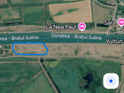 TEREN INTRAVILAN -DELTA DUNARII ,CANAL SULINA,LOCALITATEA VULTURU