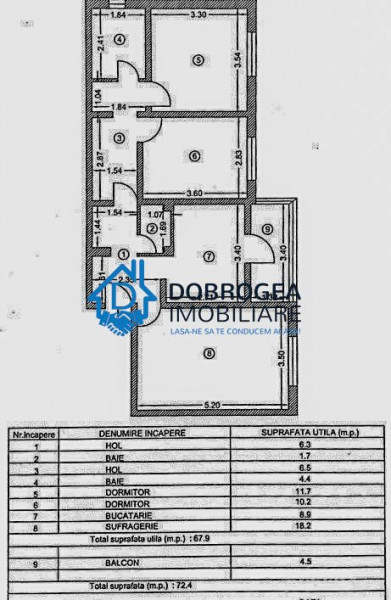 C5- 3 CAMERE DECOMANDAT, 71 MP.