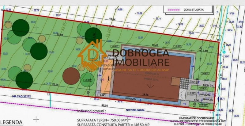 MALCOCI -TEREN INTRAVILAN, 750 MP, DESCHIDERE 15 ML+PROIECT CASA.