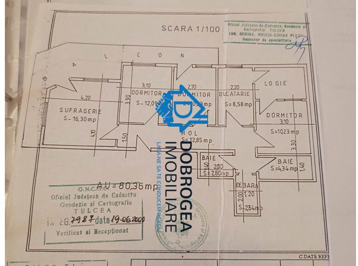 C5 - APARTAMENT 4 CAMERE DECOMANDAT, ETAJ  3,,MOBILAT UTILAT.