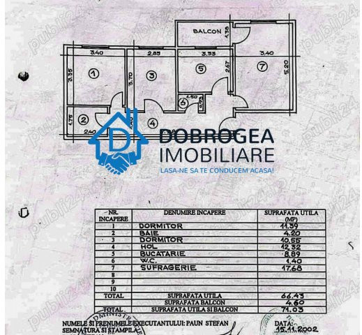 PODGORIILOR-3 CAMERE DECOMANDAT, MOBILAT , ETAJ 2,  SUPRAFATA 71 MP