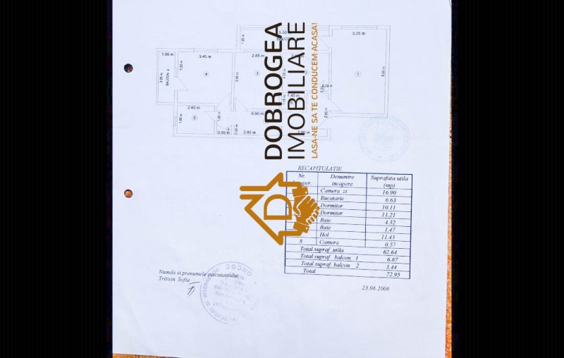 ZONA E3  -  3 CAMERE DECOMANDAT, 2 BAI ,2 BALCOANE ,SUPRAFATA 73 MP