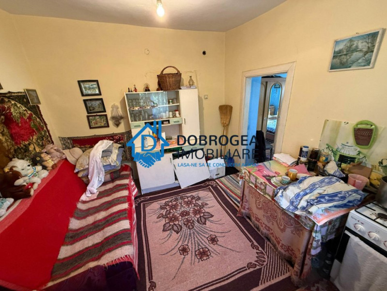 Caslita - teren 513 mp, pomi fructiferi, casa 2 camere