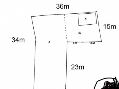 ZONA PACII-  CASA 2 CAMERE ,TEREN 942 MP