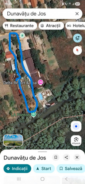 DUNAVATUL DE JOS-  TEREN 686 MP, DESCHIDERE LA CANAL 12,3 ML