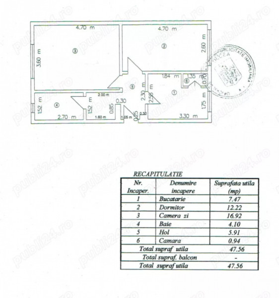 ULTRACENTRAL-2 CAMERE DECOMANDAT  ,CENTRALA GAZ, ETAJ 4