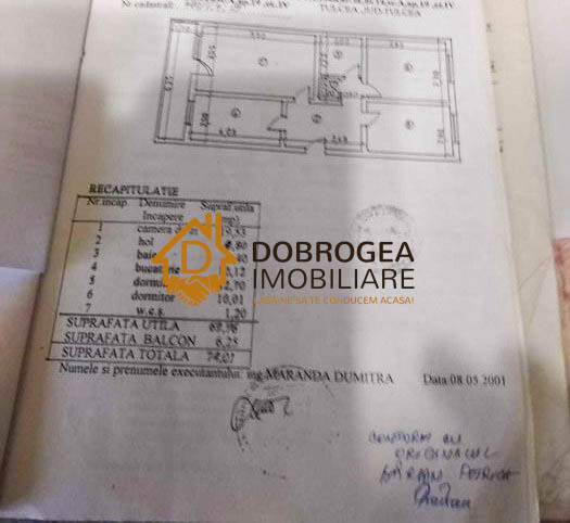 APARTAMENT 3 CAMERE DECOMANDAT , CENTRALA GAZ, MOBILAT SI UTILAT