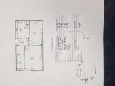 ZONA CENTRALA-2 CAMERE DECOMANDAT, ETAJ 3, CENTRALA GAZ