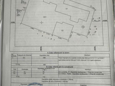 ULTRACENTRAL, zona CEC BANK, Teren 356 mp cu casa demolabila