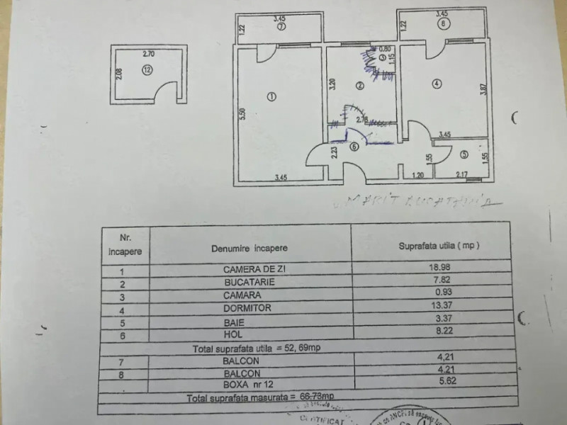 ULTRACENTRAL-2 CAMERE DECOMANDAT  ,CENTRALA GAZ, ETAJ 2