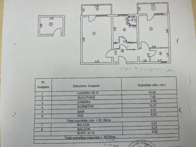 ULTRACENTRAL-2 CAMERE DECOMANDAT  ,CENTRALA GAZ, ETAJ 2