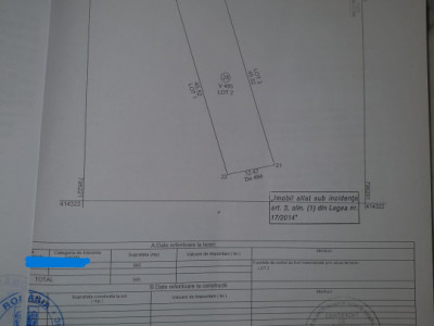 TEREN INTRAVILAN - ZONA GARA DE MARFURI ,TEREN 565 MP
