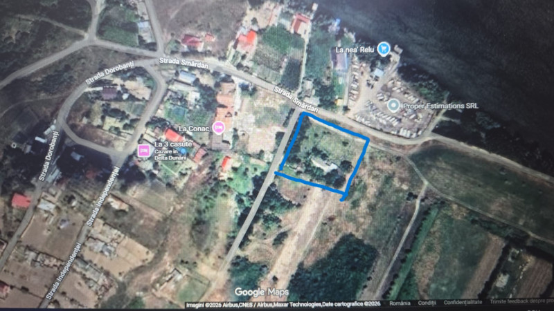 NUFARU -TEREN INTRAVILAN  2400 MP, UTILITATI PE TEREN