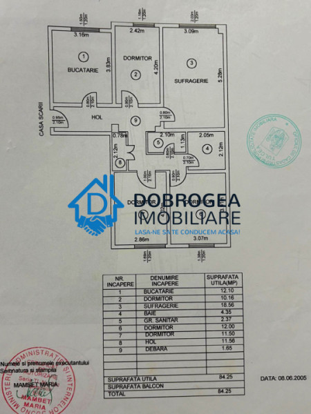 E3- 4 CAMERE DECOMANDAT, PARTER, CENTRALA GAZ