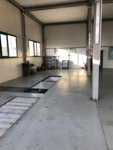 HALĂ DE ÎNCHIRIAT – 225 MP + TEREN 2.000 MP/SERVICE AUTO
