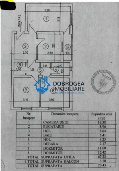 SABINEOR- 3 CAMERE DECOMANDAT ,CENTRALA GAZ