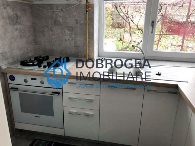 E3, casa cu 2 camere, centrala pe gaz, renovata, mobilata complet