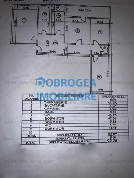 Sabinelor, apartament 4 camere, 83 mp, etaj 1, aer conditionat