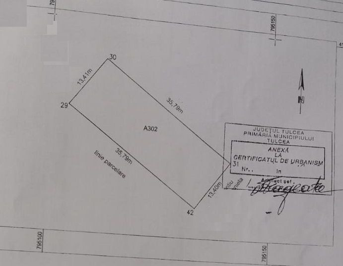 Teren pntru casa in Baltag, 480 mp