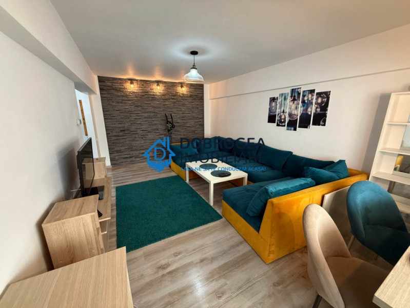 Strada Babadag, etaj 2, 3 camere, mobilat-utilat, centrala termica