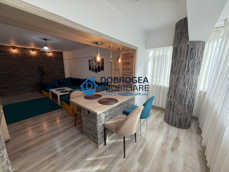 Strada Babadag, etaj 2, 3 camere, mobilat-utilat, centrala termica