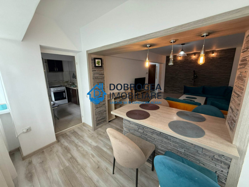 Strada Babadag, etaj 2, 3 camere, mobilat-utilat, centrala termica