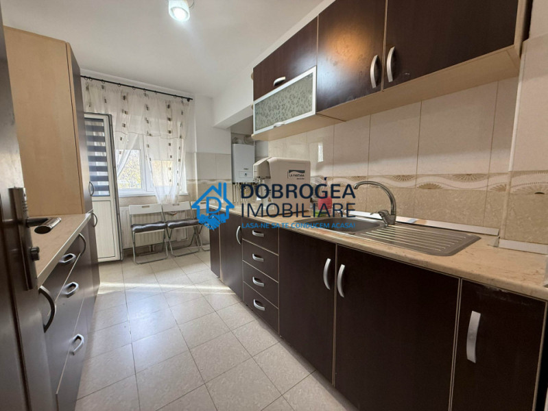 Strada Babadag, etaj 2, 3 camere, mobilat-utilat, centrala termica